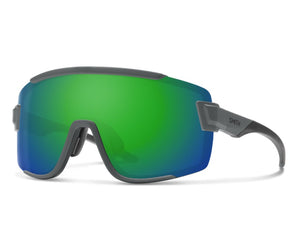 Smith Wildcat Matte Cement with ChromaPop™ Green Mirror Lens