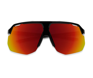 Smith Motive Black With ChromaPop™ Red Mirror Lens