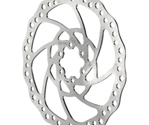 TEKTRO TR180-17 DISC BRAKE ROTOR - 180MM 6-BOLT 2.3MM THICKNESS SILVER