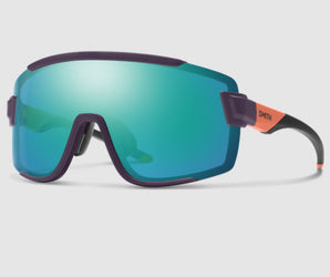 Smith Wildcat Matte Purple / Cinder / Hi Viz with ChromaPop™ Opal Mirror Lens