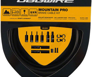 JAGWIRE PRO BRAKE CABLE KIT MOUNTAIN SRAM/SHIMANO, STEALTH BLACK