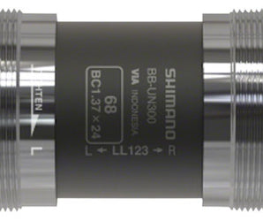 SHIMANO BB-UN300 BOTTOM BRACKET - ENGLISH 68 X 110MM SPINDLE SQUARE TAPER JIS