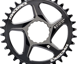 RACEFACE NARROW WIDE DIRECT MOUNT CINCH CHAINRING - FOR SHIMANO 12-SPEED REQUIRES HYPERGLIDE COMPATIBLE CHAIN 32T BLACK