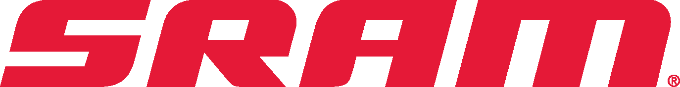 SRAM logo in red on a white background