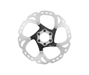 Shimano Deore XT SM-RT86-L Disc Brake Rotor - 203mm 6-Bolt Silver/Black