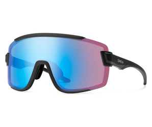Smith Wildcat Matte Black With ChromaPop™ Low Light Rose Blue Mirror Lens