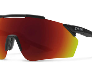 Smith Ruckus - Matte Black with ChromaPop™ Red Mirror Lens