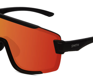 Smith Wildcat Matte Black With ChromaPop™ Red Mirror Lens