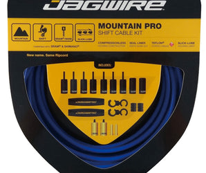 Jagwire Mountain Pro Shift Cable Kit with SID Blue Housing