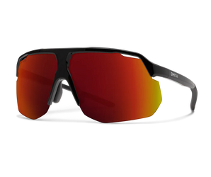 Smith Motive Black With ChromaPop™ Red Mirror Lens