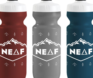 NEAF 22oz Purist Water Bottle White Caps
