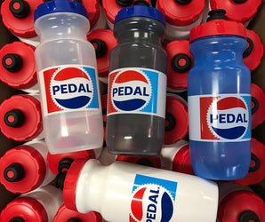 Retro Pedal 21oz Water Bottle with MoFlo Cap